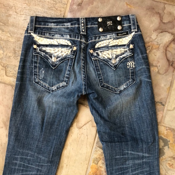 Miss Me Boot Cut Jeans Size 26 - Picture 2 of 13
